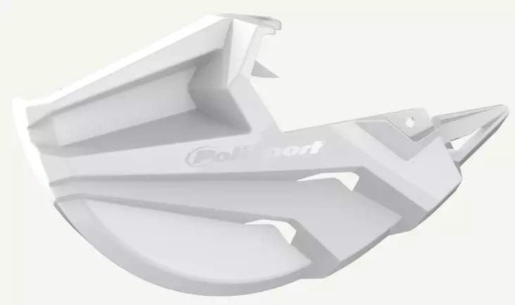 Polisport Parcial Disk Protector White - Motocross gaffelbensskydd - 179-8155000001 - 1