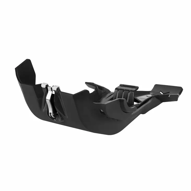 Polisport Fortress med länk CRF450R/X 21-.. CRF250R/X 22-.., Svart - Motocross hasplåt - 179-8476400001 - 1