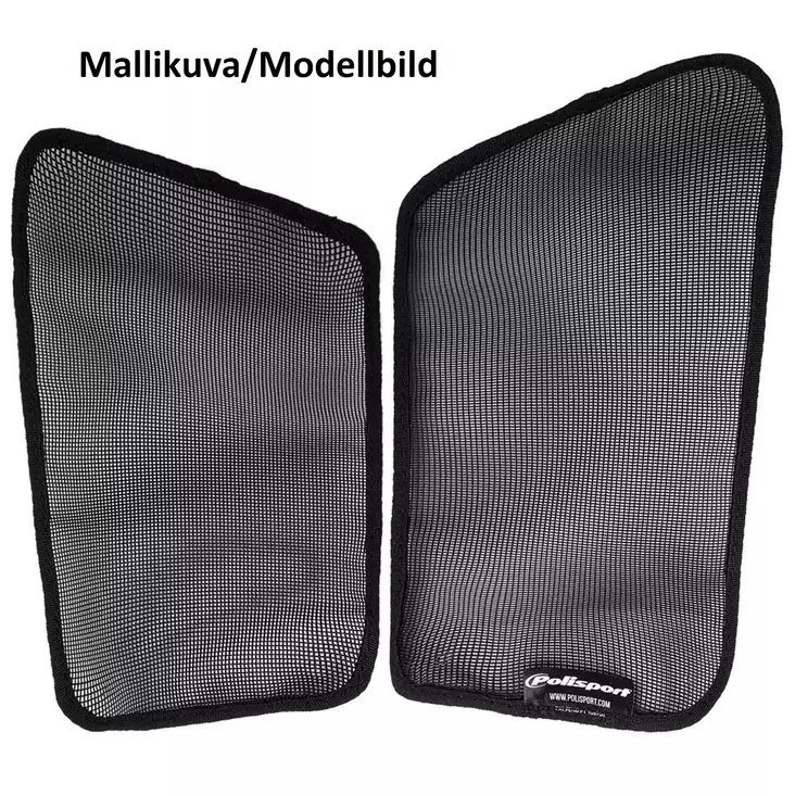 Polisport Mesh radiator louvers YZ250F - YZ450F (07-09) black - Motocross kylargaller - 179-8983800001 - 1