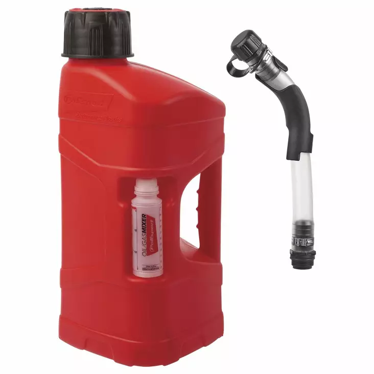 Polisport ProOctane 10 L med standardkork + 100 ml blandare + påfyllningsslang med böj - Dunkar - 179-8464600001 - 1