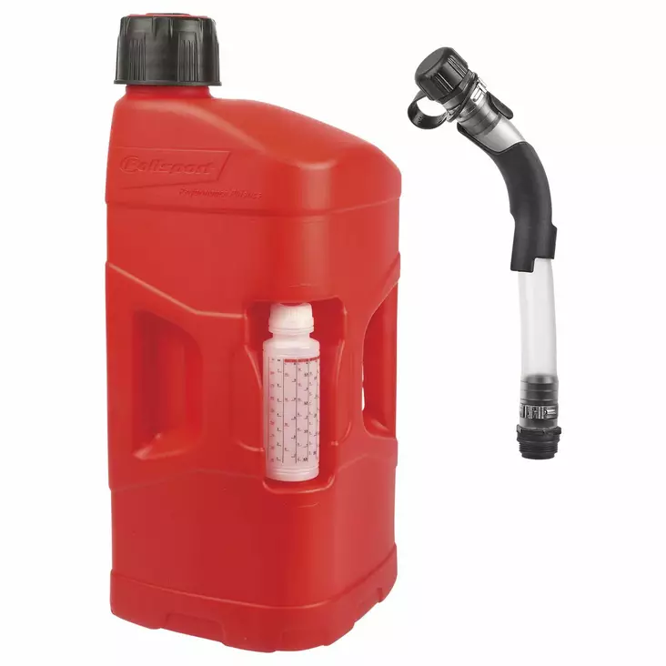 Polisport ProOctane 20 L med standardkork + 250 ml blandare + påfyllningsslang med böj - Dunkar - 179-8460000001 - 1