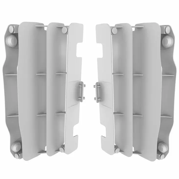 Polisport Radiator louvers YZ250 / 450 2006 White - Motocross kylargaller - 179-8458000001 - 1
