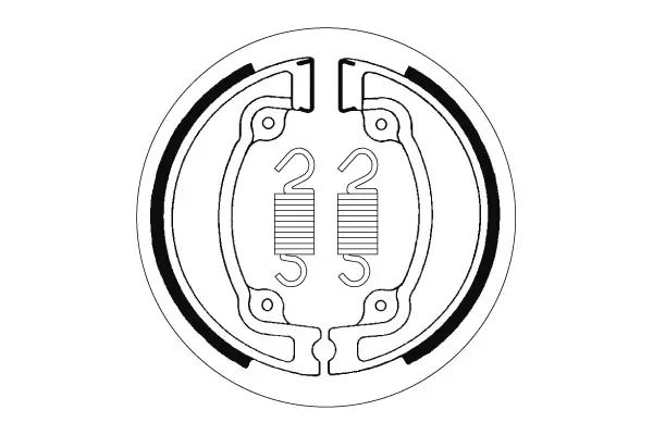 SBS Bromssko 2041 - MC Bromsskor - 23-2041 - 1