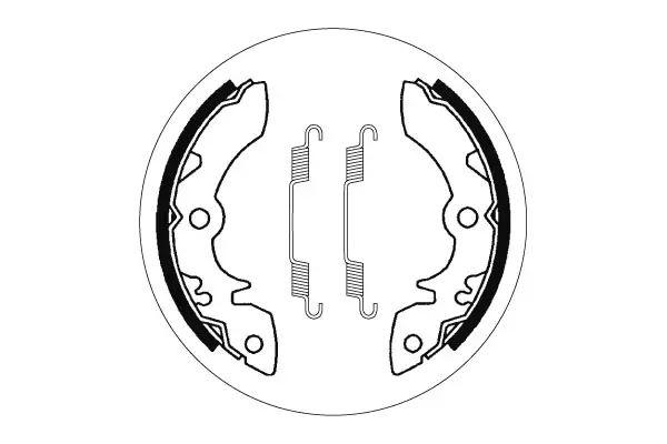 SBS Bromssko 2051 - MC Bromsskor - 23-2051 - 1