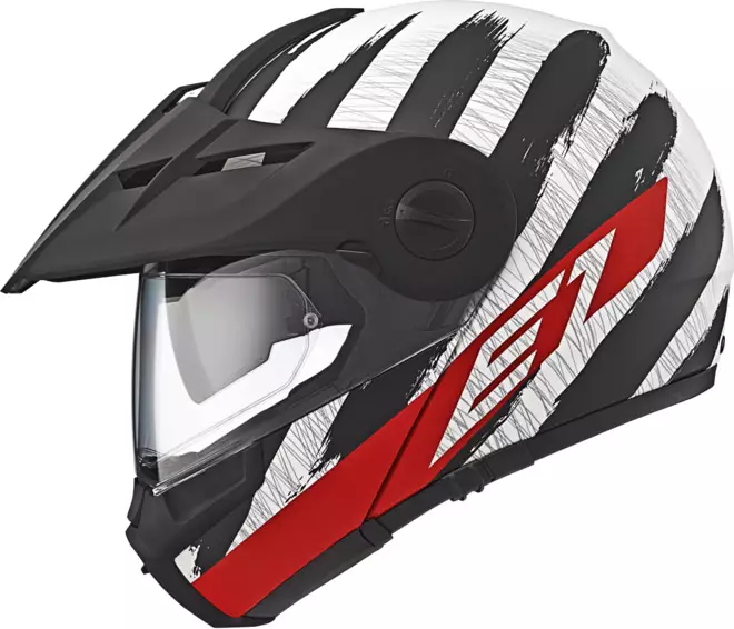 SCHUBERTH E1 hjälm Hunter röd - MC öppningsbara och öppna hjälmar - 51-1661-1 - 1