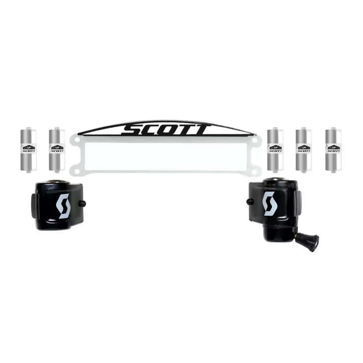 Scott 2017 WFS Kit w/Antistick Grid Hustle osz - Glasögon linser - 628-406-1 - 1