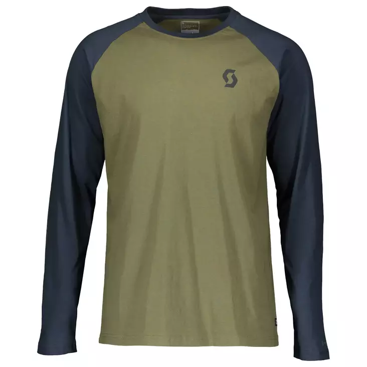 SCOTT Tee 10 Casual Raglan grön/mörkblå - T-tröjor - 625-2030-1 - 1