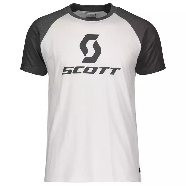 SCOTT Tee 10 Icon Raglan vit/mörkgrå - T-tröjor - 625-2021-1 - 1