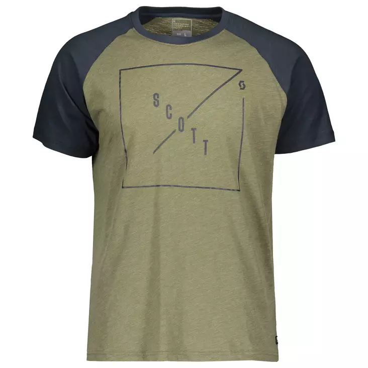 SCOTT Tee 30 Casual Raglan slub grön /mörkblå - T-tröjor - 625-2027-1 - 1