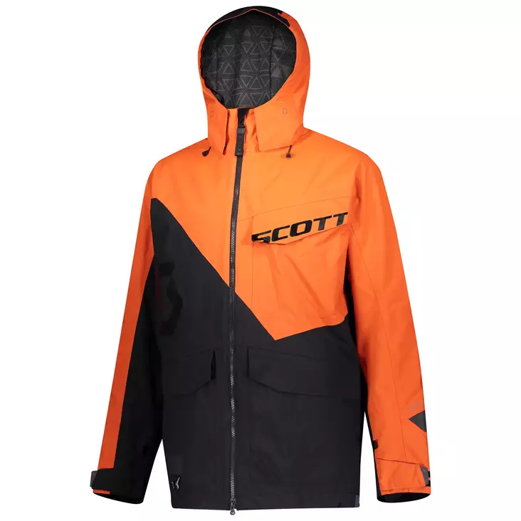 Skoterjacka Scott XT Shell Dryo, svart/orange - Skoterjackor - 623-2113-1 - 1