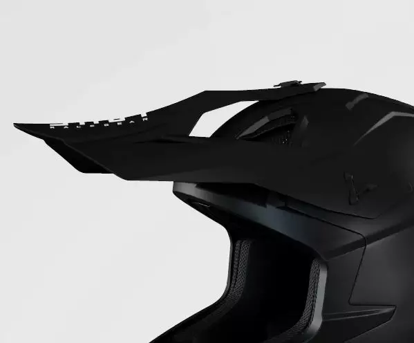 SHOT Skärm Lite Solid Svart Matt 2.0 - Hjälm reservdelar - 610-9-2200-01 - 1