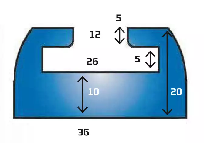 Sno-X glidskena, 254cm, Lynx/Ski-Doo - Snöskoter slides - 84-0220-11 - 1