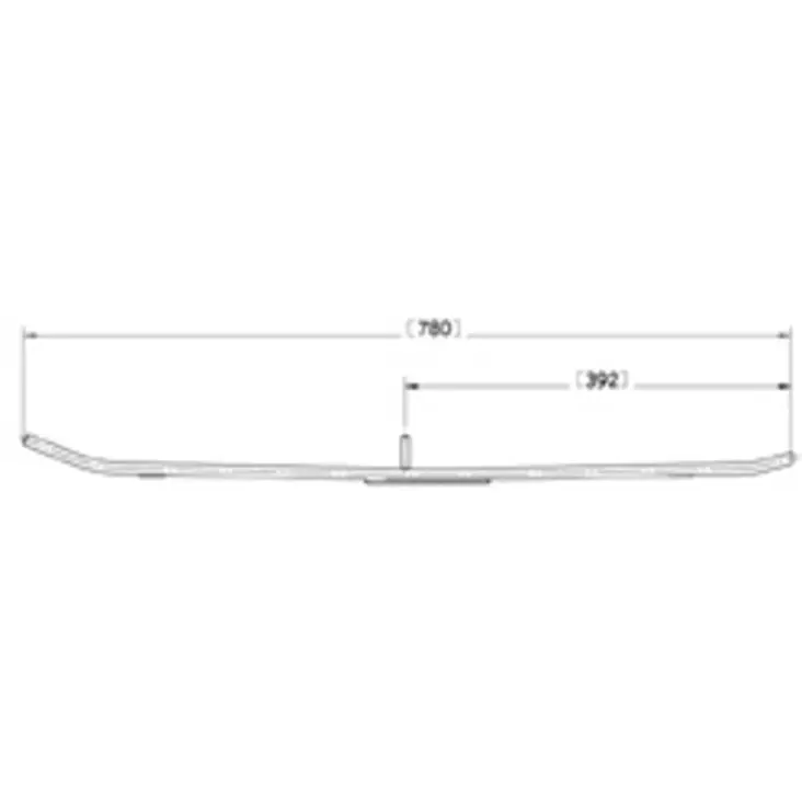 Sno-X Ripper Four Styrstål 4" Hårdmetall - Snöskoter styrskenor - 881-4131 - 1