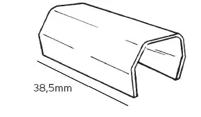 Sno-X Mattskoning Arctic Cat - Snöskoter mattclips - 84-0141 - 1