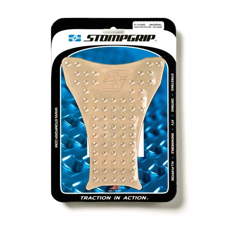 Stompgrip Tank Protector - Volcano : Clear - MC Tankskydd - 296-5101-1001 - 1