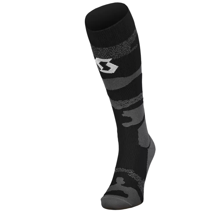 Sockor Scott Mid Long Camo dk, grå/ vit - Underställ - 625-2341 - 1