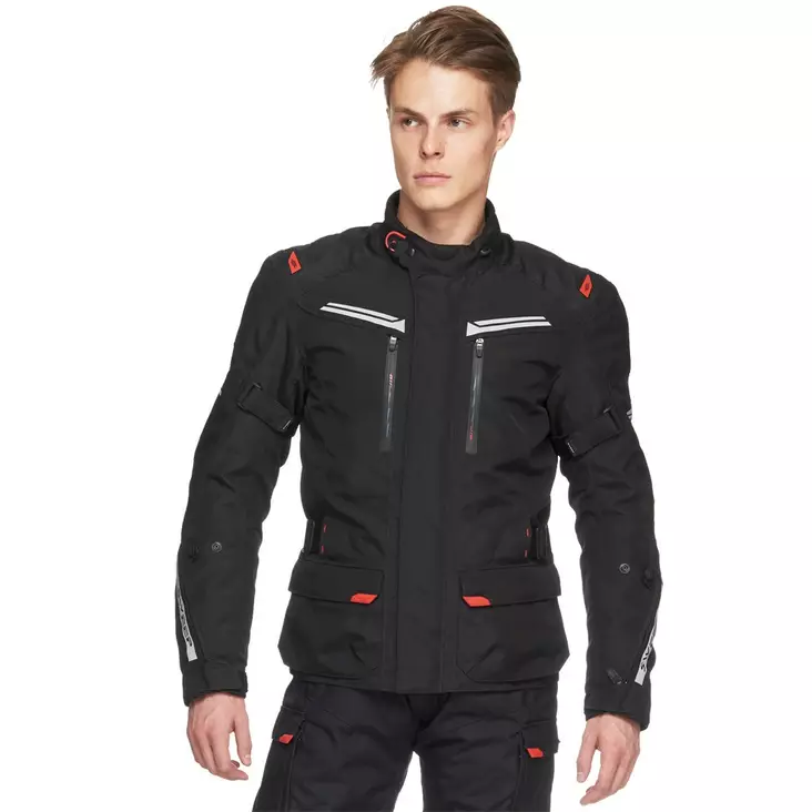 Textiljacka Sweep Challenger Evo, svart. D-mäta - MC jackor - 532-8163-1 - 1