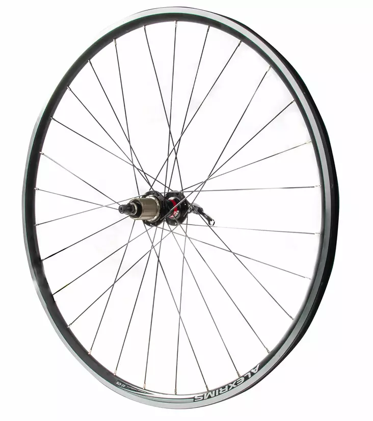 Bakhjul 28" 17-622, kassett 8/9/10/11, QR, Alex AT470 28r, Road, svart - Fälgar bak kassett - 59111 - 1