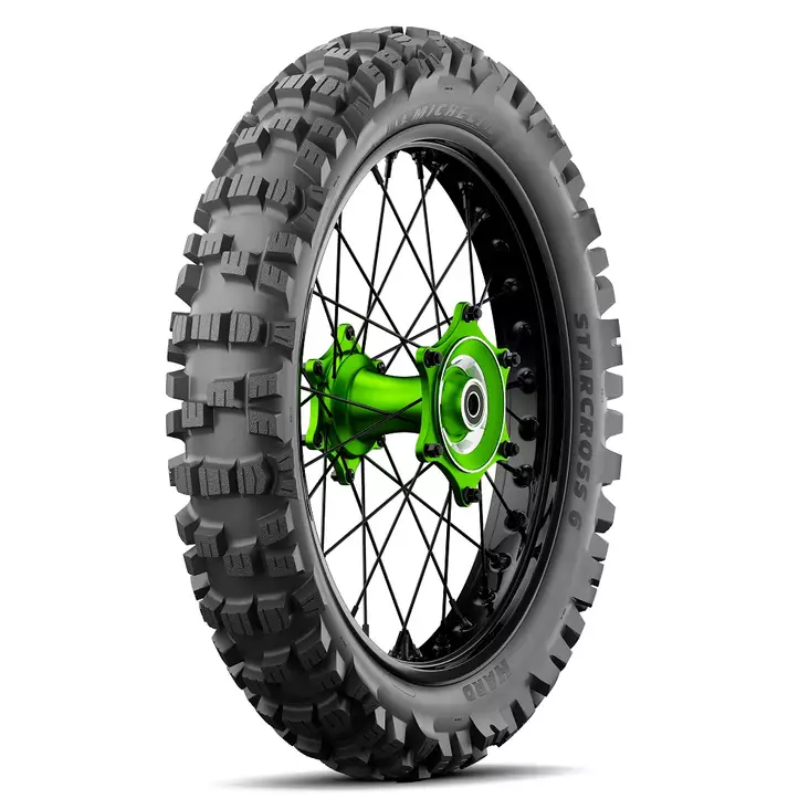 Bakdäck Michelin Starcross 6 Medium Hard 100/90-19 M/C 57M TT - Motocross däck - 25-775871 - 1