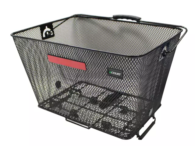 Pakethållar-korg CAVO med QR fäste, 40x30x23,5cm, svart - Varukorgar - 48-721 - 1