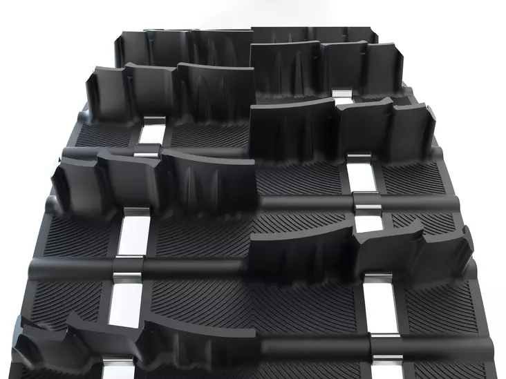 Skotermatta Camso Peak 2.5 MD, 38x414 2,86" 64mm, center fönster - Snöskoter skotermattor - 841-9231 - 1