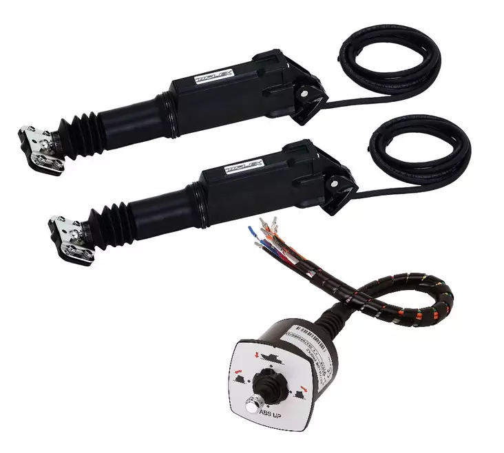 Uflex Trimplanssats MTT 12-CH-LP, Svart (Lång modell 309mm) - Trimningsserier - 114-2-43251 - 1