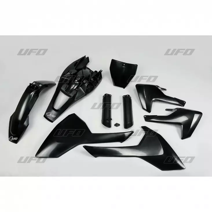 UFO Plastkit 5-delar Svart 001 TC85 18- - Motocross plastsats - 650-K620-001 - 1