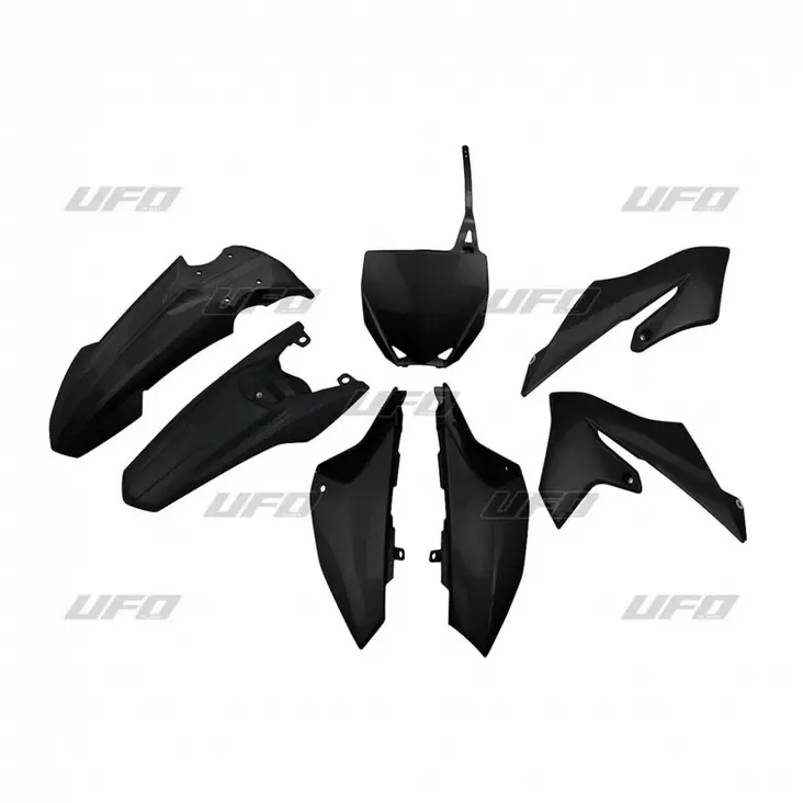 UFO Plastkit 5-delar Svart 001 YZ65 19- - Motocross plastsats - 650-K322-001 - 1