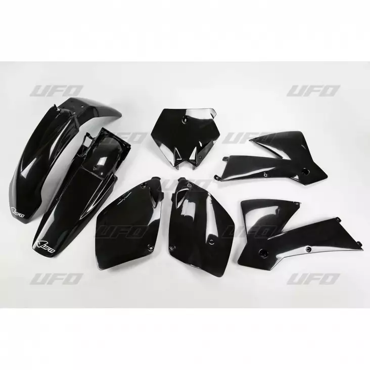 UFO Plastkit 5-delar Svart KTM SX125-520 2T/4T 03 - Motocross plastsats - 650-K501-001-1 - 1