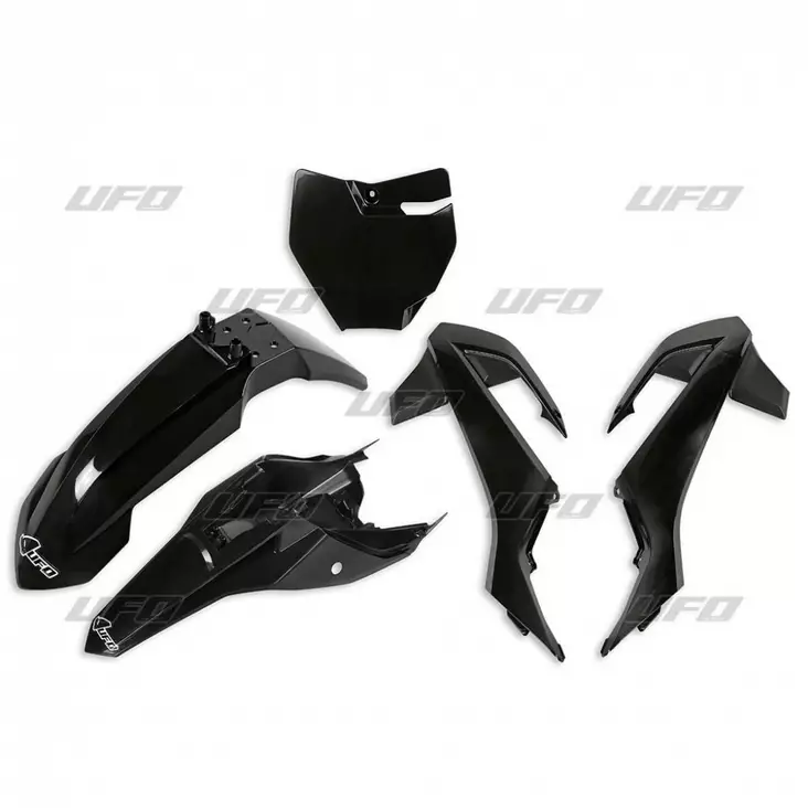 UFO Plastkit 5-delar KTM SX65 16- Svart 001 - Motocross plastsats - 650-K526-001 - 1