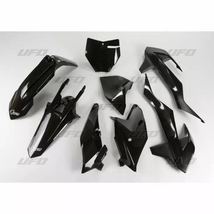 UFO Plastkit 5-delar KTM SX85 18- Svart 001 - Motocross plastsats - 650-K519-001 - 1