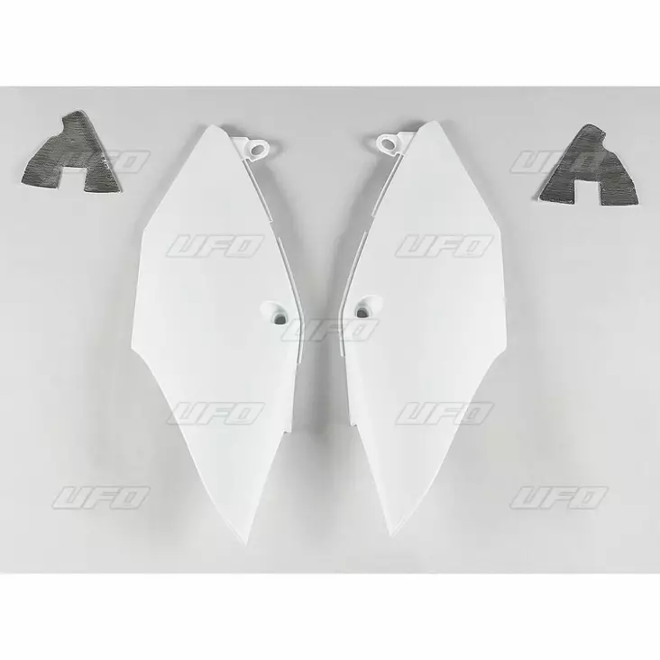 UFO Sidopanel CRF250R/RX 18- / CRF450R/RX 2017-20 Vit 041 - Motocross sidopanel - 650-4684-041 - 1