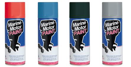 Motorfärg 400ml, Selva vit - Underhållsprodukter - M52-400-72 - 1
