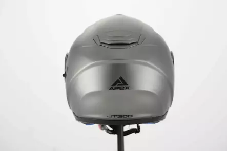 MC-hjälm APEX JT300, matt grå - MC öppningsbara och öppna hjälmar - 700-25082 - 2