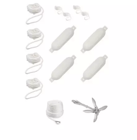 Qvarken Förtöjningspaket Medium 12mm vit - Övriga reptillbehör - 103-15-0002 - 1