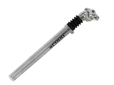 Sadelstolpe CAVO,/fjäder alu,inkl,klamma/silver, 27,2x250mm - Sadelstolpar - 42-5272 - 1