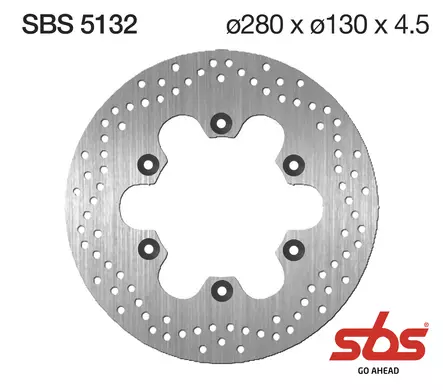 Sbs bromsskiva Standard - MC Bromsskivor - 230-5132 - 1