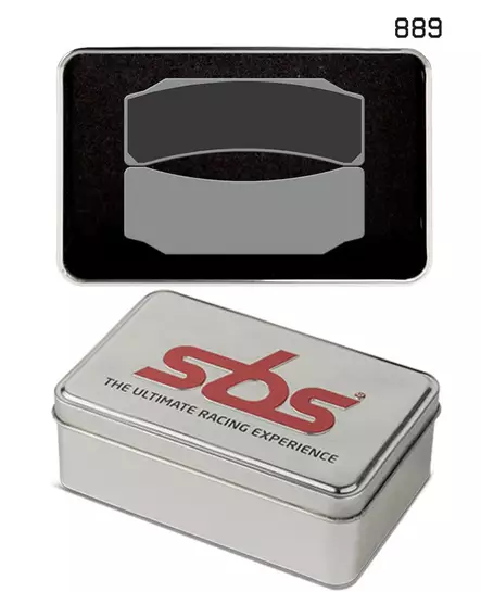 SBS Bromsklossats Dual Sinter 2 889DS-2 - MC Bromsbelägg - 23-889DS-2 - 1