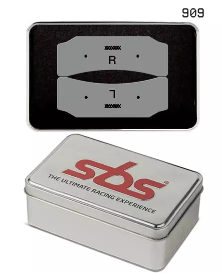 SBS Bromsklossats Dual Sinter 2 909DS-2 - MC Bromsbelägg - 23-909DS-2 - 1