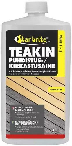 One Step Teak Cleaner & Brightner 1L - Underhållsprodukter - 136-94932 - 1