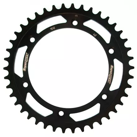 Supersprox Steel Rear sprocket Beta/GasGas/Husqv. Black 42 - MC Bakdrev - 27-2-1512-42 - 2