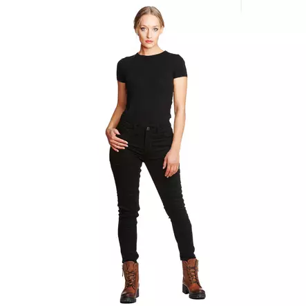 MC jeans Sweep Hannah för damer, svart - MC byxor - KJHAN-02 - 1