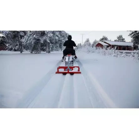 Ultratec Spårsläde för skidspår, 75x75cm, vikt 20kg - ATV vagnar och pulkor - 770-22112 - 2