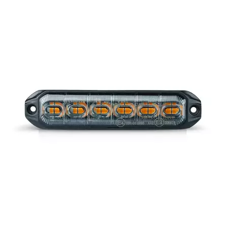 Monsterlux Alerta 6 LED varningsljus gul - MC Lampor och arbetsljus - 109-3555-301002 - 0