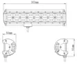 Kinwons Led Ramp 10-30V 192W Flood - MC Lampor och arbetsljus - 109-85192 - 2