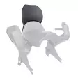 Kimpex högt ryggstöd, Seat Jack LT/DX - Snöskoter sadlar och sadelöverdrag - 92-000362 - 1