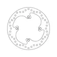 Brembo Bromsskiva Serie Oro - MC Bromsskivor - 232-68B40782 - 1