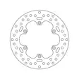 Brembo Serie Oro bromsskiva - MC Bromsskivor - 232-68B40752 - 1