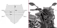 Givi Vindruta, Rökfärgad, 28 x 36,5 cm, Yamaha MT-09 (2017-2020) - MC Vindrutor - 323-A2132 - 1
