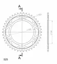 Supersprox / JT Rear sprocket 300.42 - MC Bakdrev - 27-2-300-42 - 1